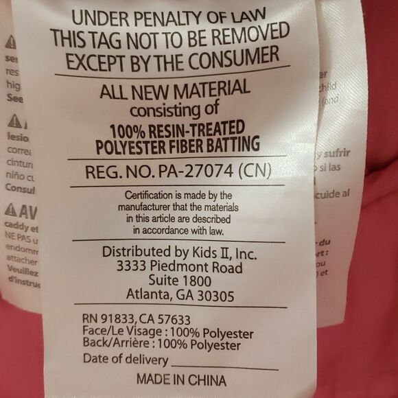 Comfort & Harmony. Shopping Cart Cover. Padded With all the Web Straps in Tact. - Picture 7 of 11